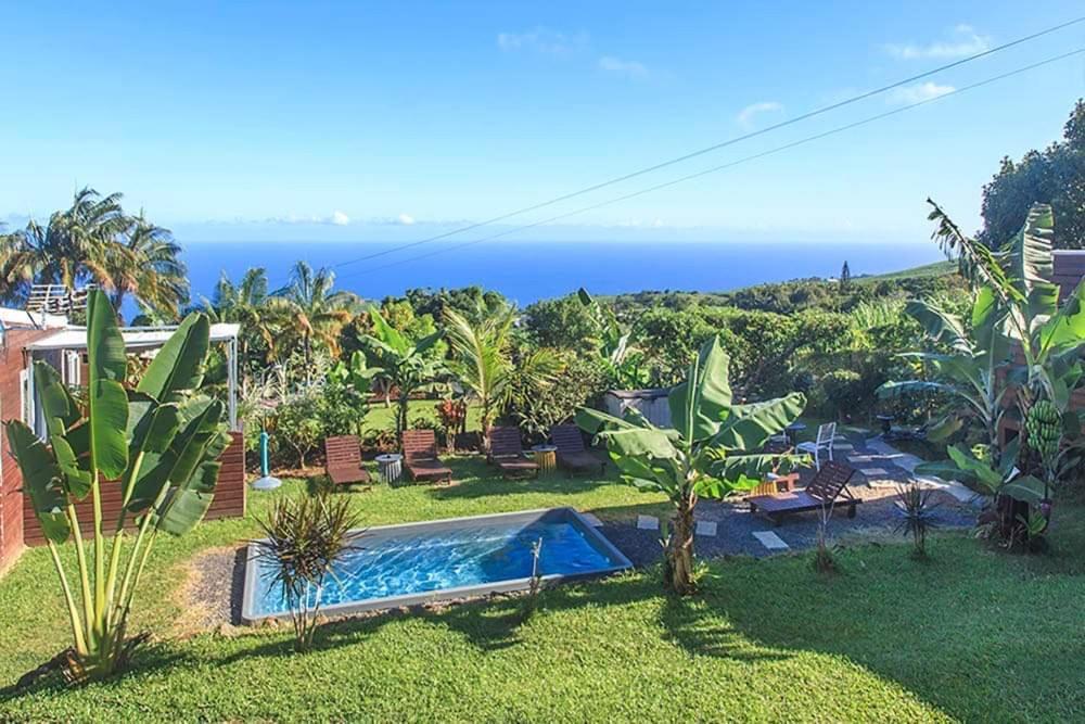 L'Escapade Creole Jacuzzi Privatif Bungalow Bananier Saint-Joseph Kültér fotó