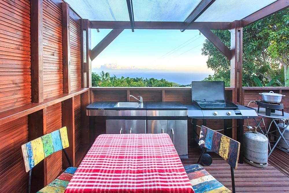 L'Escapade Creole Jacuzzi Privatif Bungalow Bananier Saint-Joseph Kültér fotó