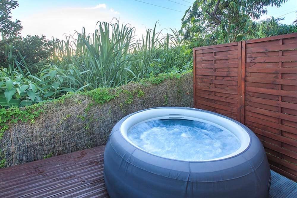 L'Escapade Creole Jacuzzi Privatif Bungalow Bananier Saint-Joseph Kültér fotó